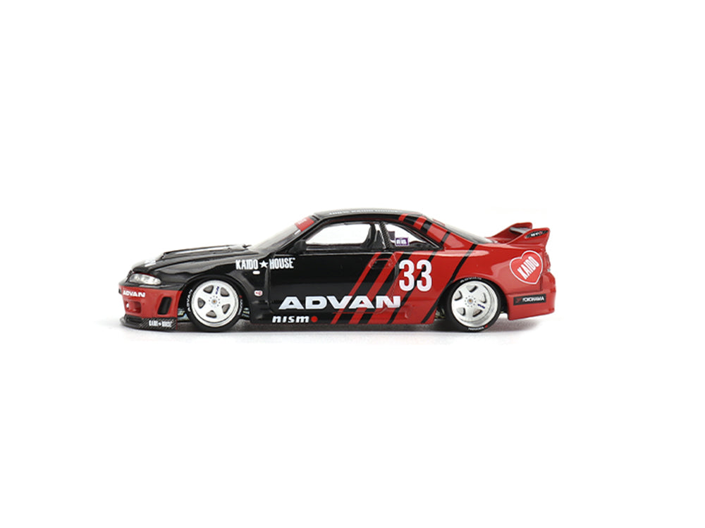 MiniGT x Kaido House 1/64 Nissan Skyline GTR R33 Kaido Works ADVAN Livery