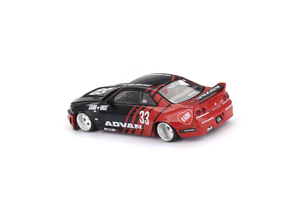 MiniGT x Kaido House 1/64 Nissan Skyline GTR R33 Kaido Works ADVAN Livery