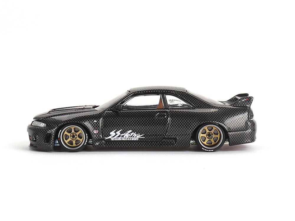 MiniGT x Kaido Works Nissan Skyline GTR R33 Active Carbon R - Diecast Toyz Australia