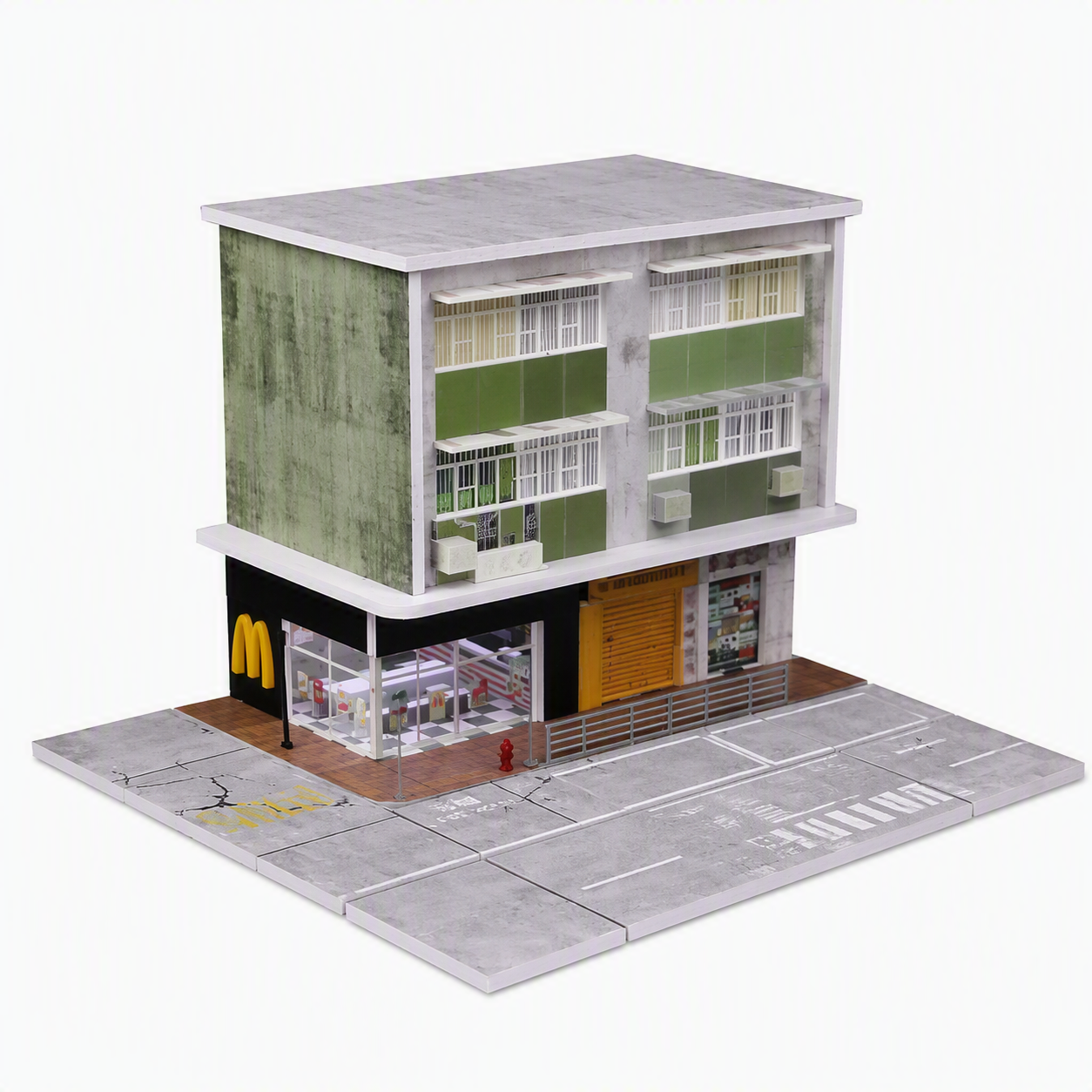 Moreart 1/64 Hong Kong Street View 03 Diorama - Diecast Toyz Australia