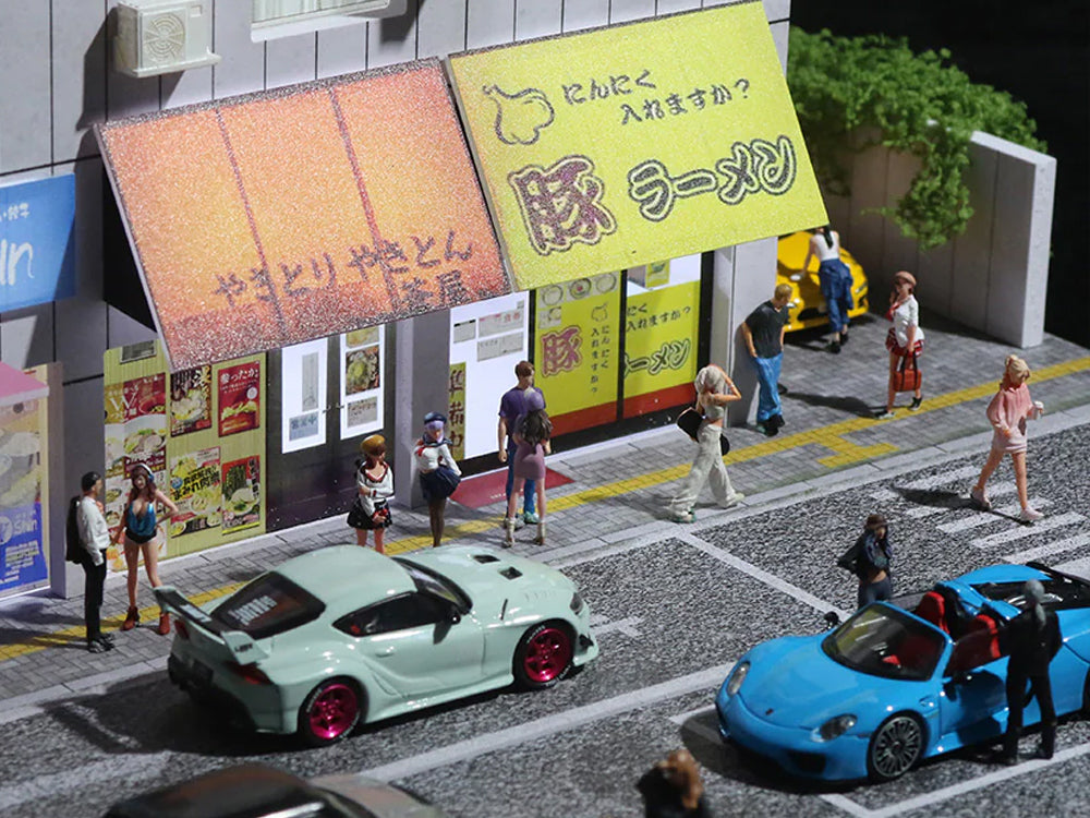 Moreart 1/64 JAPANESE STREET SIDE SHOPS Diorama