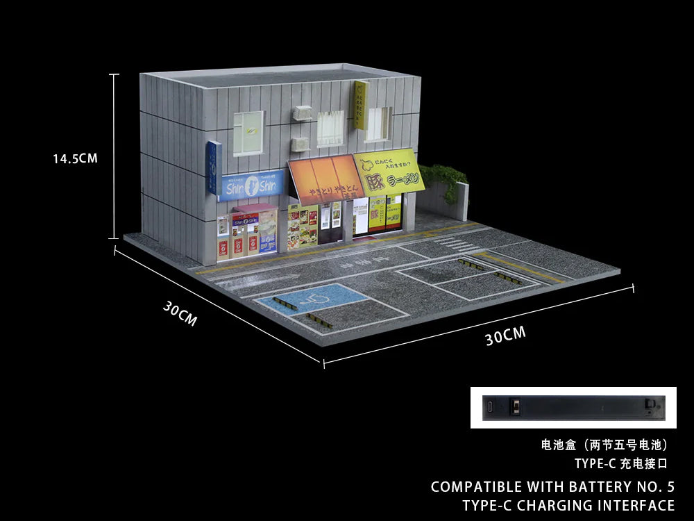 Moreart 1/64 JAPANESE STREET SIDE SHOPS Diorama