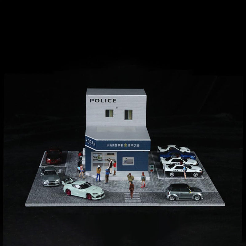 Moreart 1/64 Japanese Police Station Diorama