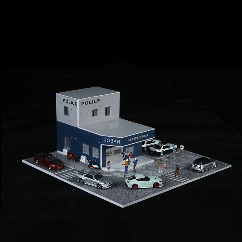 Moreart 1/64 Japanese Police Station Diorama