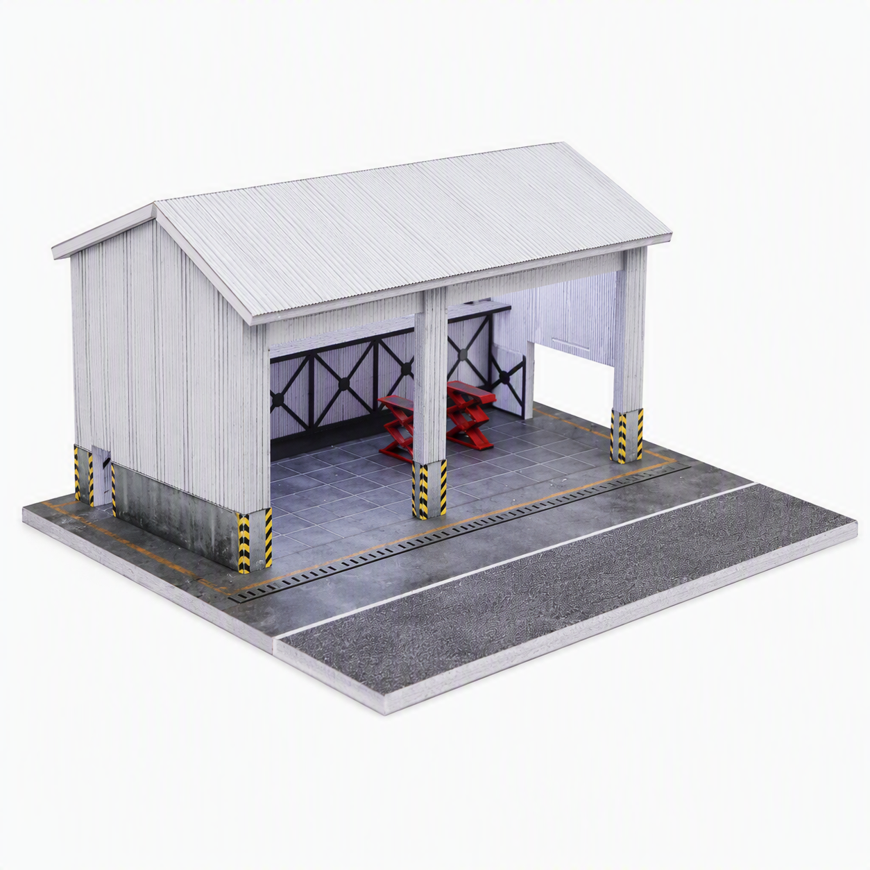 Moreart 1/64 Racing Car Repair Shop Diorama - Diecast Toyz Australia