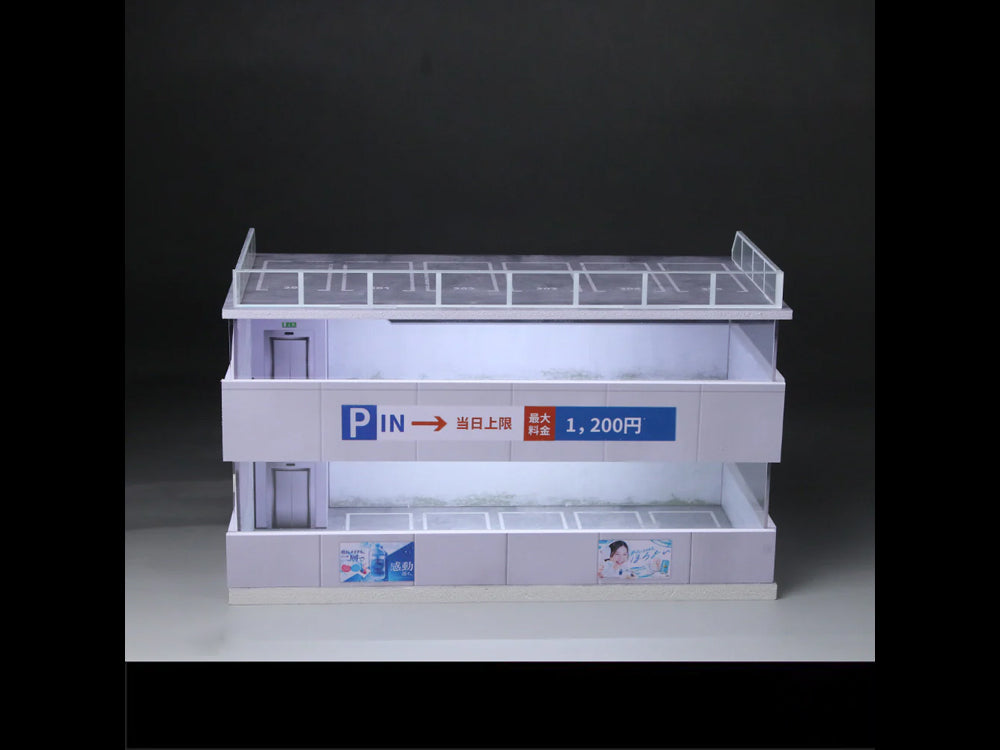 Moreart 1/64 Scene D Japanese Parking Building Diorama