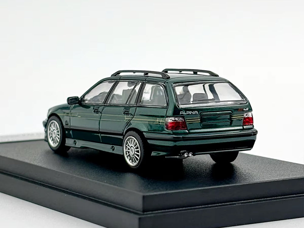 Mortal Model 1/64 BMW E36 Alpina B8 Green - Diecast Toyz Australia