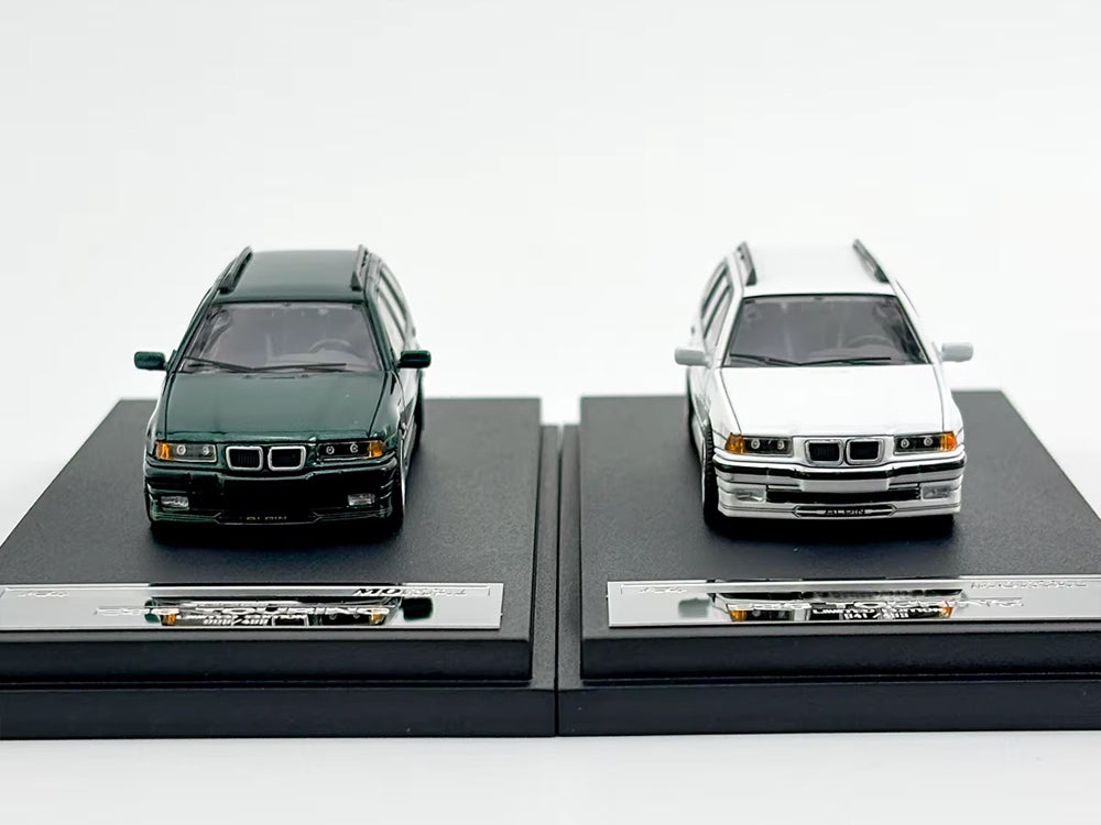 Mortal Model 1/64 BMW E36 Alpina B8 Green - Diecast Toyz Australia