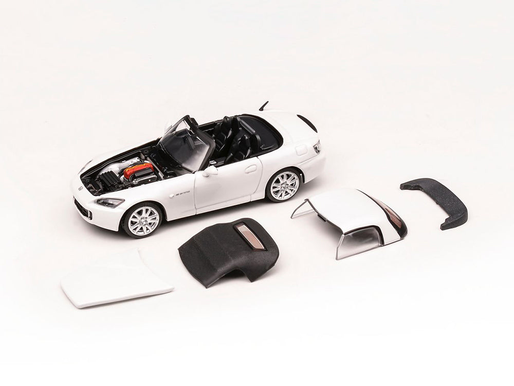 MotorHelix 1/64 Honda S2000 AP2 Grand Prix White