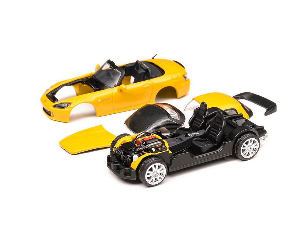MotorHelix 1/64 Honda S2000 AP2 Indy Yellow Pearl
