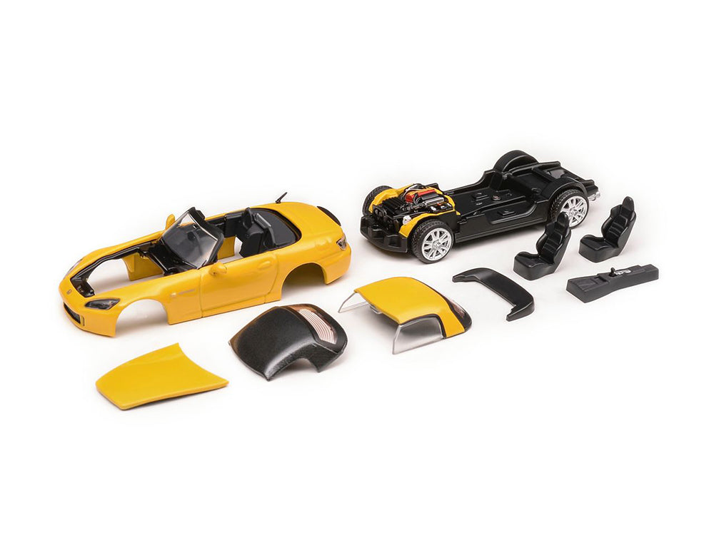 MotorHelix 1/64 Honda S2000 AP2 Indy Yellow Pearl