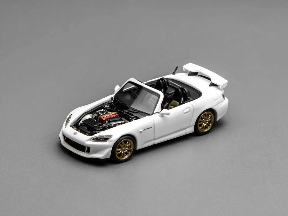 MotorHelix 1/64 Honda S2000 Type S Platinum White Pearl