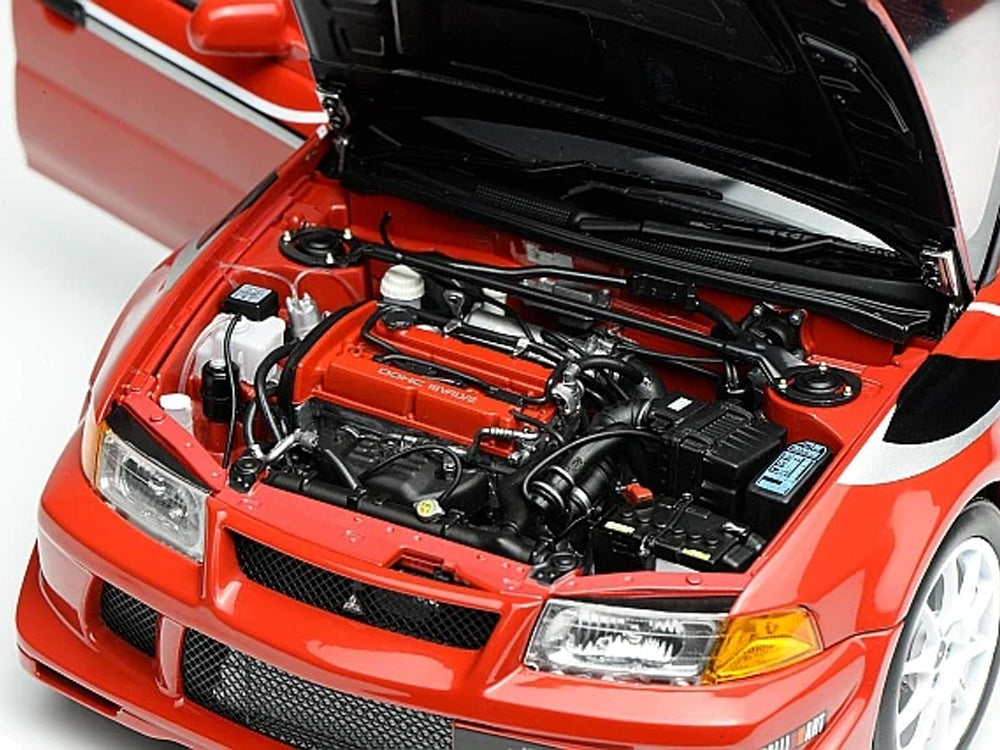 MotorHelix 1/18 Mitsubishi Lancer Evolution VI TME Passion Red