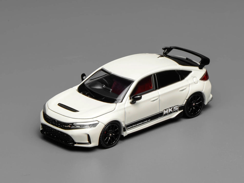Motor Helix 1/64 Honda Civic FL5 Type R HKS Livery Championship White