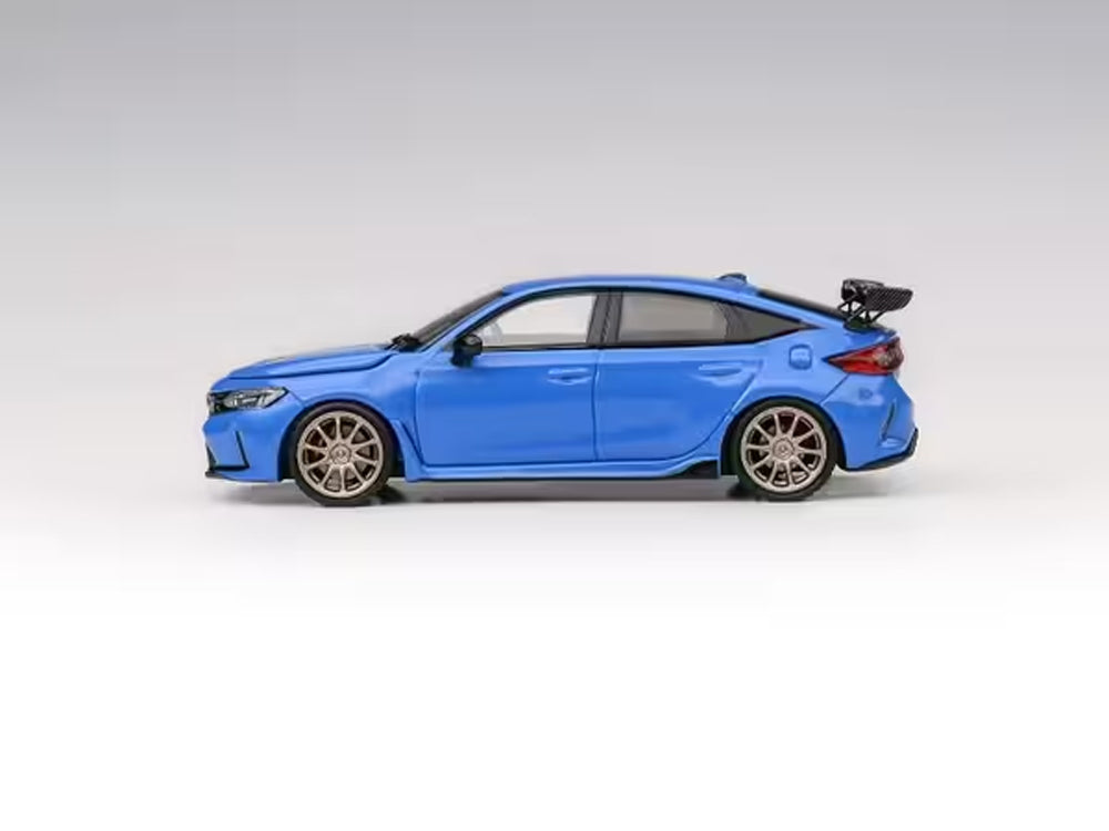 Motor Helix 1/64 Honda Civic FL5 Type R with CE28 & APR Wing Racing Blue