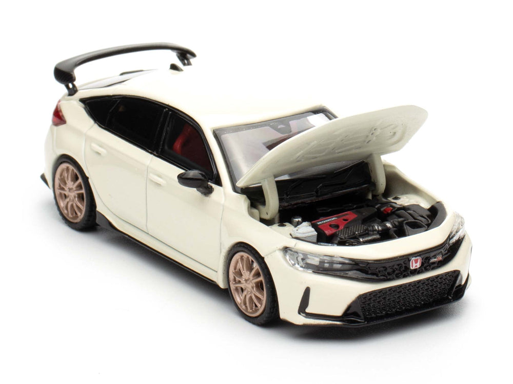 Motor Helix 1/64 Honda Civic Type R FL5 Championship White with MF10 Wheels - Diecast Toyz Australia