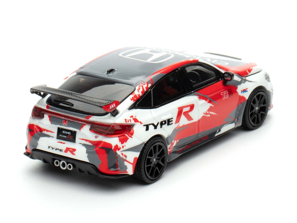 Motor Helix 1/64 Honda Civic Type R FL5 Pearl White TCR Livery - Diecast Toyz Australia