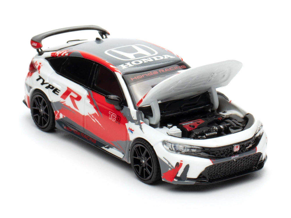 Motor Helix 1/64 Honda Civic Type R FL5 Pearl White TCR Livery - Diecast Toyz Australia