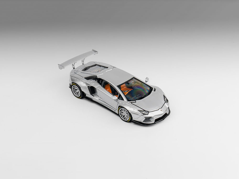 PGM 1/64 LBWK Lamborghini LP700 GT Silver Bull GT Show Special Edition LUX