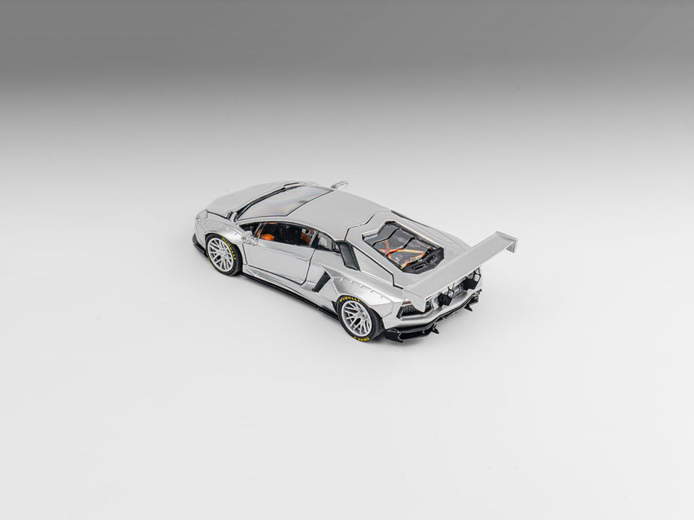 PGM 1/64 LBWK Lamborghini LP700 GT Silver Bull GT Show Special Edition LUX