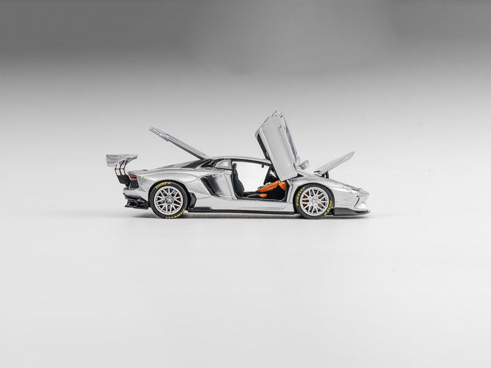 PGM 1/64 LBWK Lamborghini LP700 GT Silver Bull GT Show Special Edition LUX
