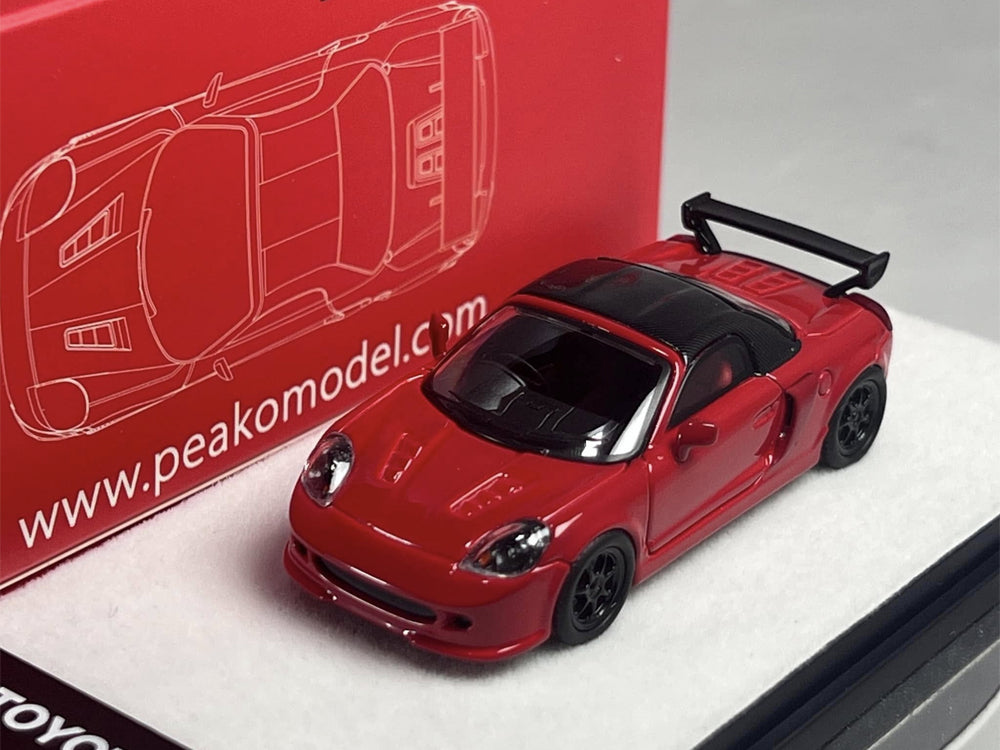 Peako 1/64 Toyota MR-S Red with Carbon Top IMXPO 2024 Special Edition