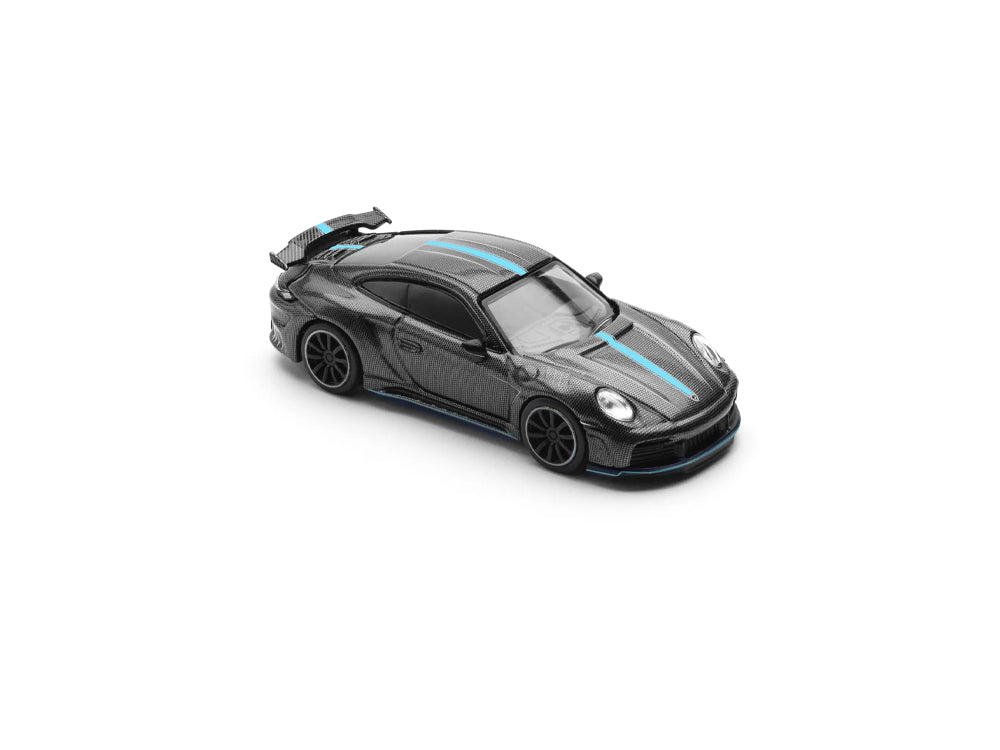 Pop Race 1/64 992 Stinger GTR Carbon Edition Blue Line
