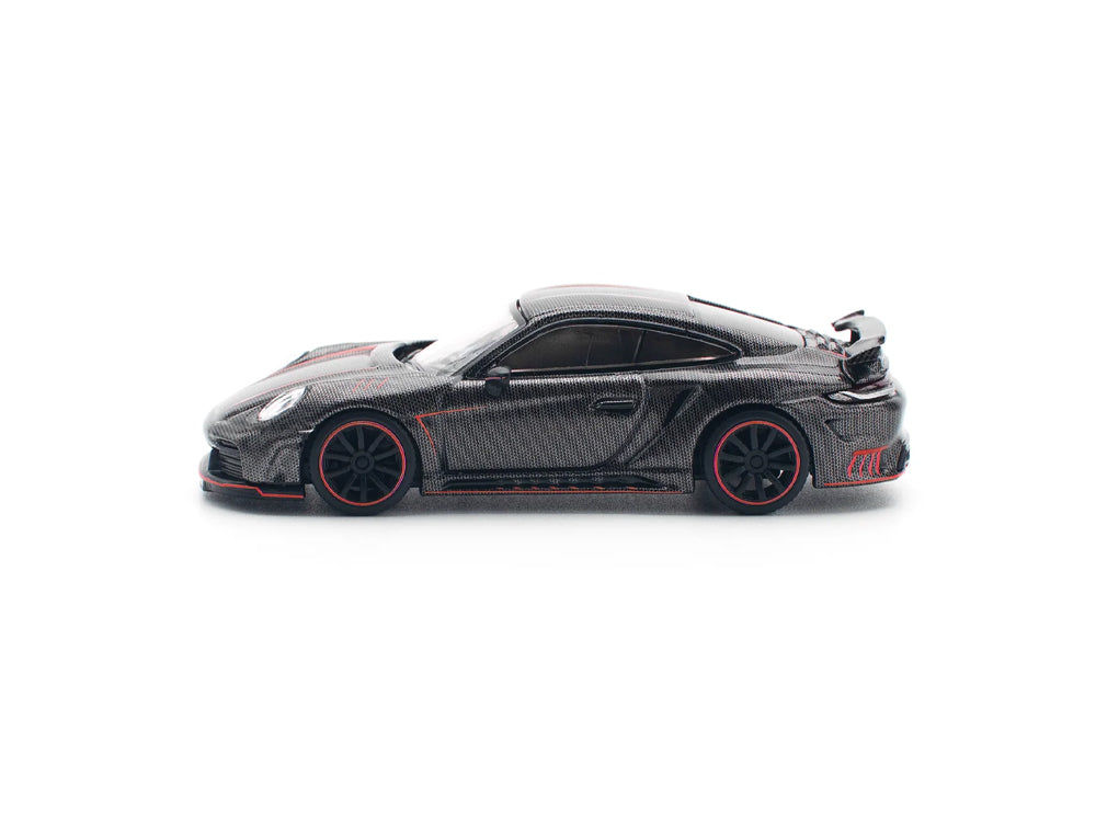 Pop Race 1/64 992 Stinger GTR Carbon Edition Red Line