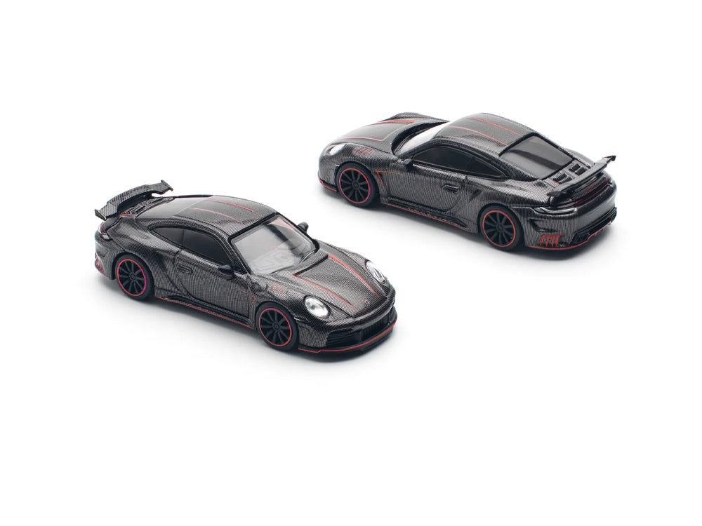 Pop Race 1/64 992 Stinger GTR Carbon Edition Red Line