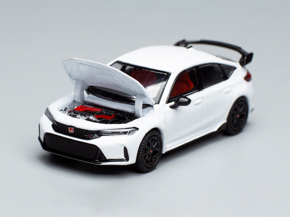 Pop Race 1/64 Honda Civic Type R FL5 Championship White - Diecast Toyz Australia