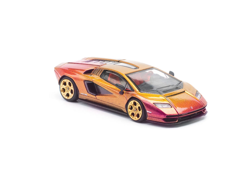 Pop Race 1/64 Lamborghini Countach LP800-4 Blu Hal