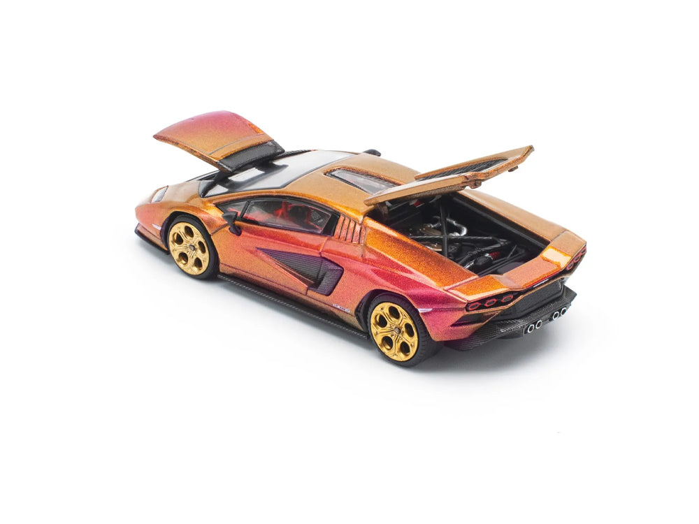 Pop Race 1/64 Lamborghini Countach LP800-4 Blu Hal