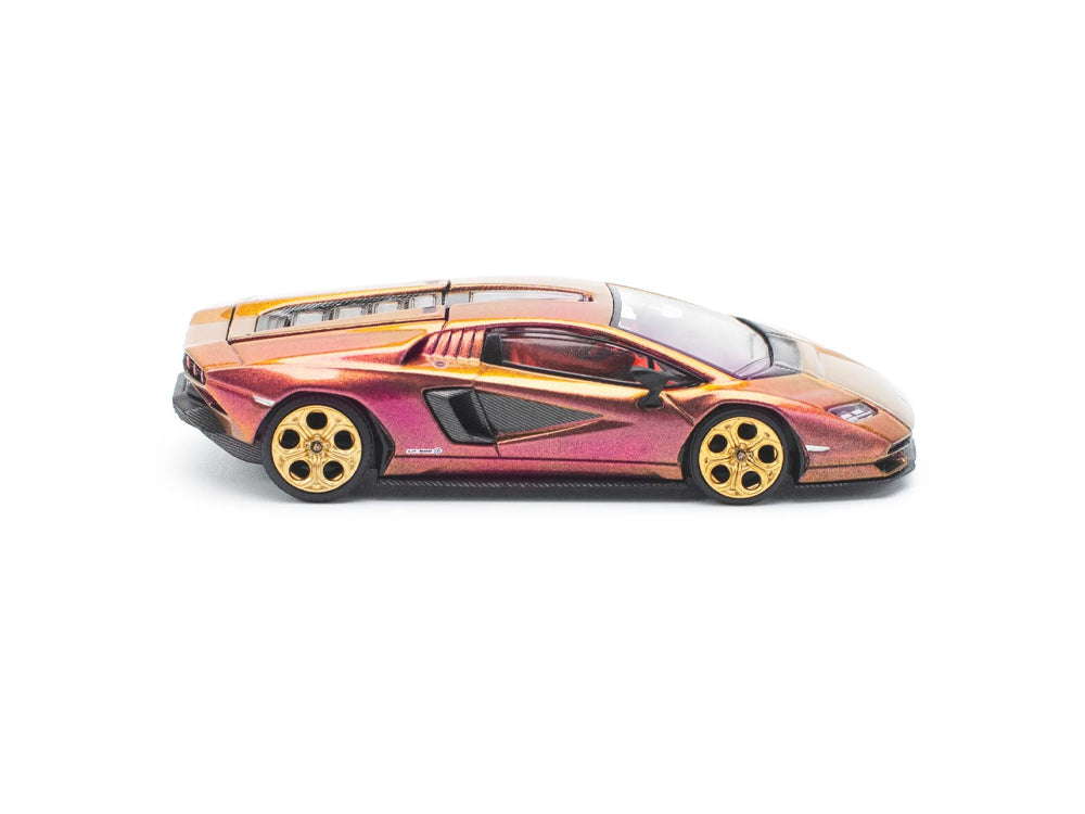 Pop Race 1/64 Lamborghini Countach LP800-4 Blu Hal
