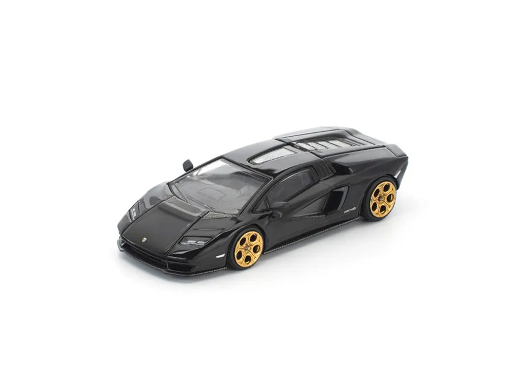 Pop Race 1/64 Lamborghini Countach LPI 800-4 Deep Black - Diecast Toyz Australia