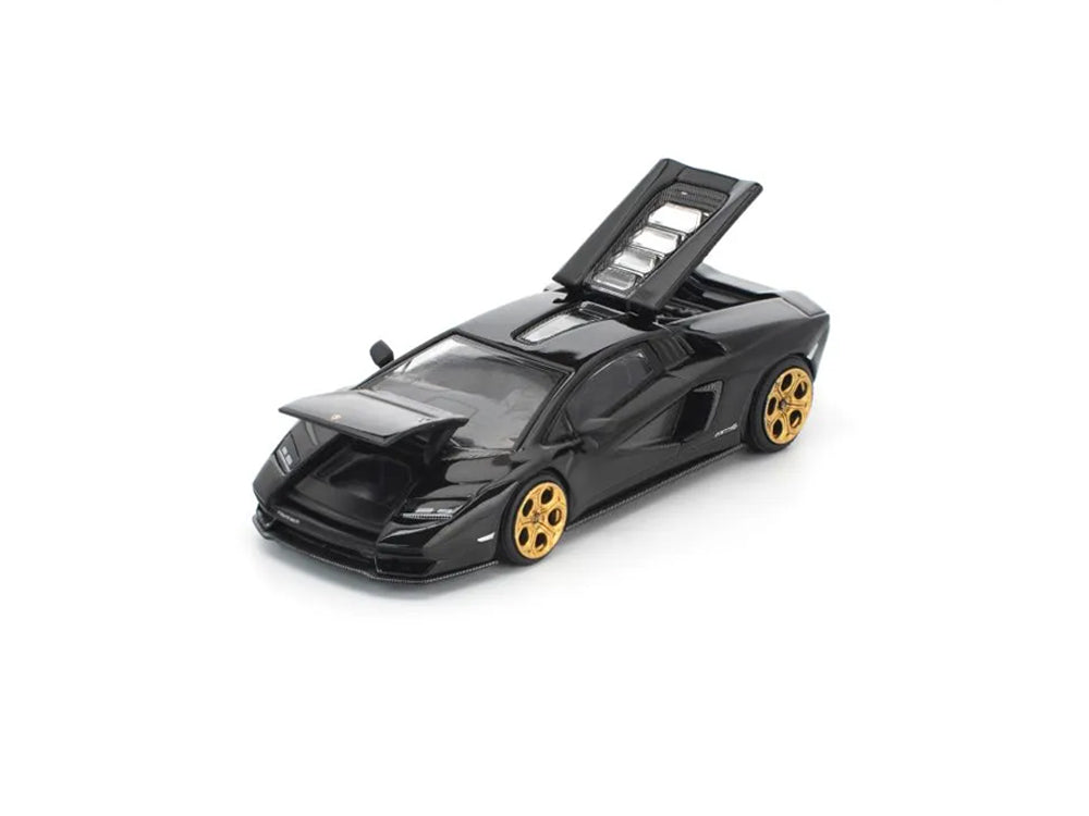 Pop Race 1/64 Lamborghini Countach LPI 800-4 Deep Black - Diecast Toyz Australia