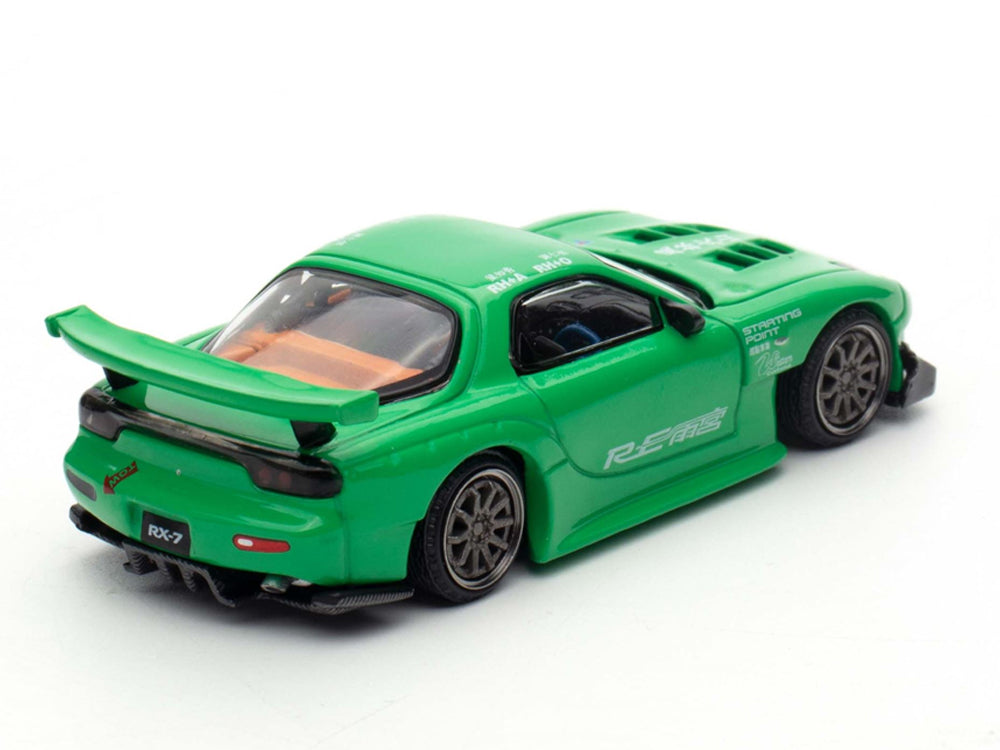 Pop Race 1/64 Mazda RX7 FD3S RE Amemiya Widebody Green Taiwan Edition