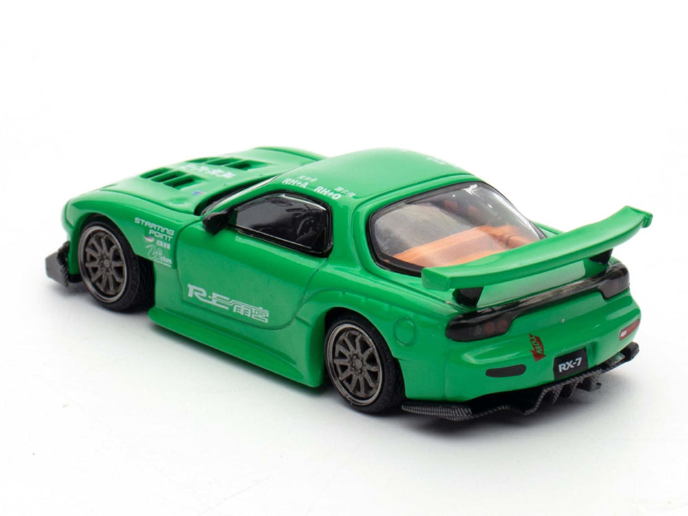 Pop Race 1/64 Mazda RX7 FD3S RE Amemiya Widebody Green Taiwan Edition