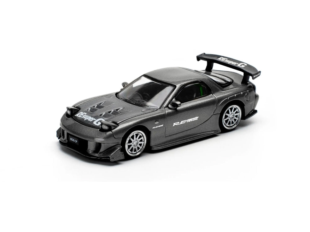Pop Race 1/64 Mazda RXX7 FD3S RE-Amemiya Gun Metal