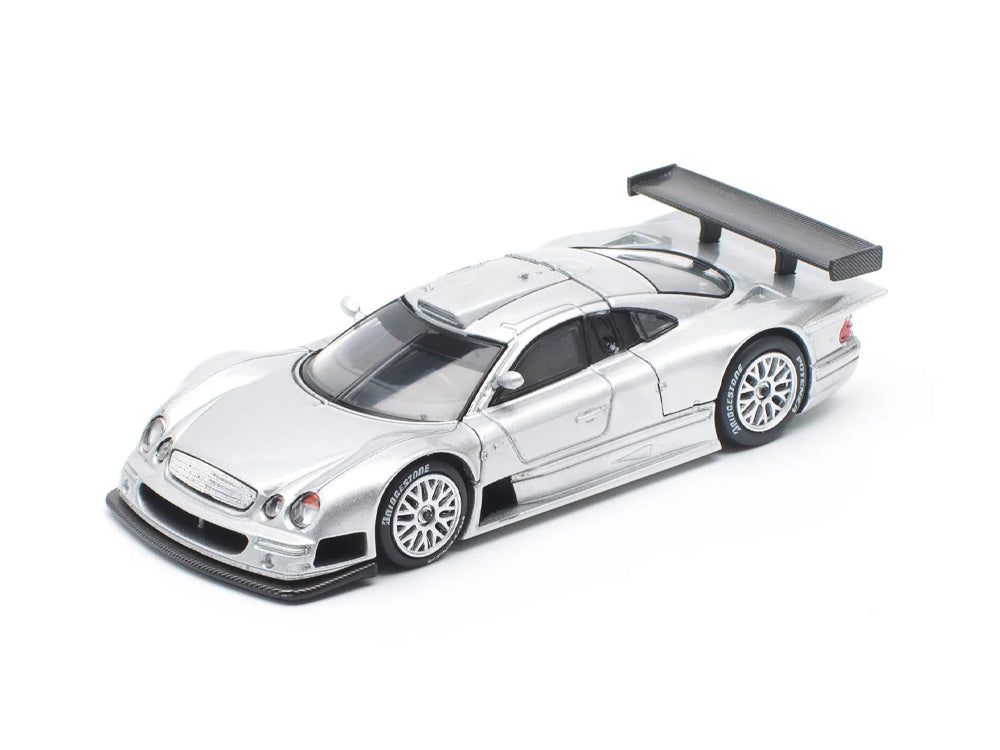 Pop Race 1/64 Mercedes Benz CLK GTR Silver
