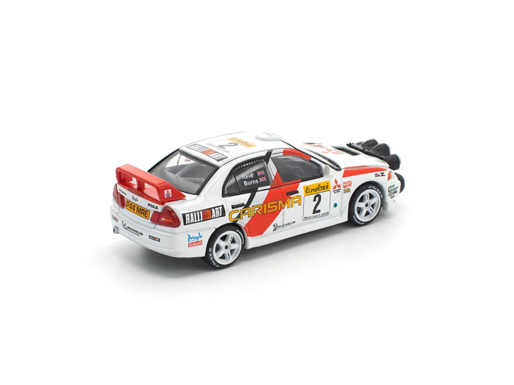 Pop Race 1/64 Mitsubishi Lancer Evolution IV Monte Carlo Rally 1998 White/Red