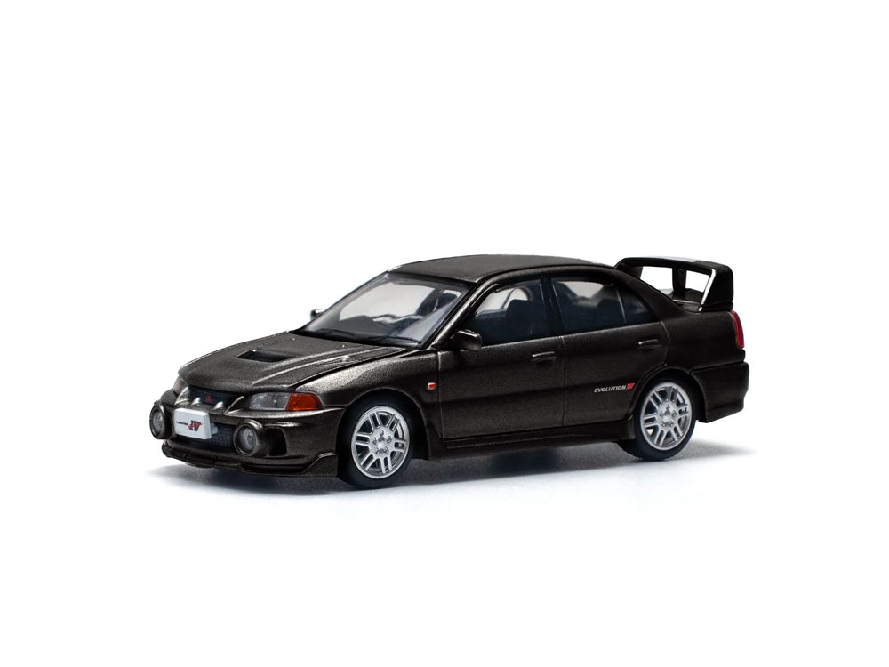 Pop Race 1/64 Mitsubishi Lancer Evolution IV Pyrenees Black Pearl