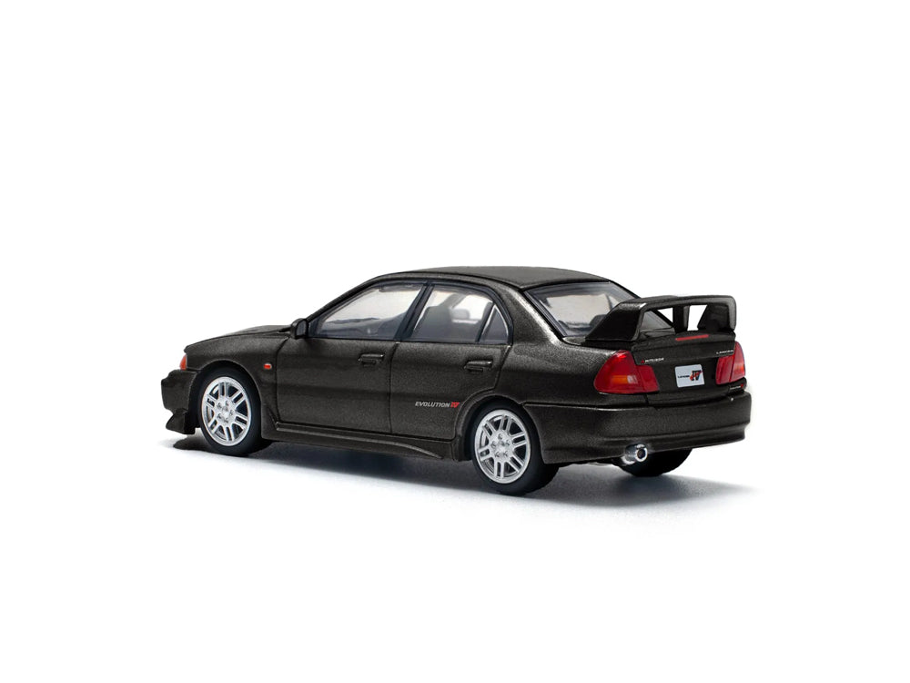 Pop Race 1/64 Mitsubishi Lancer Evolution IV Pyrenees Black Pearl
