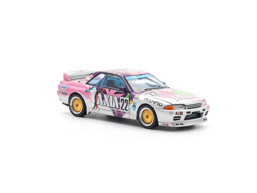 Pop Race 1/64 Nissan Skyline GT-R R32 #22 Group A AXIA Livery
