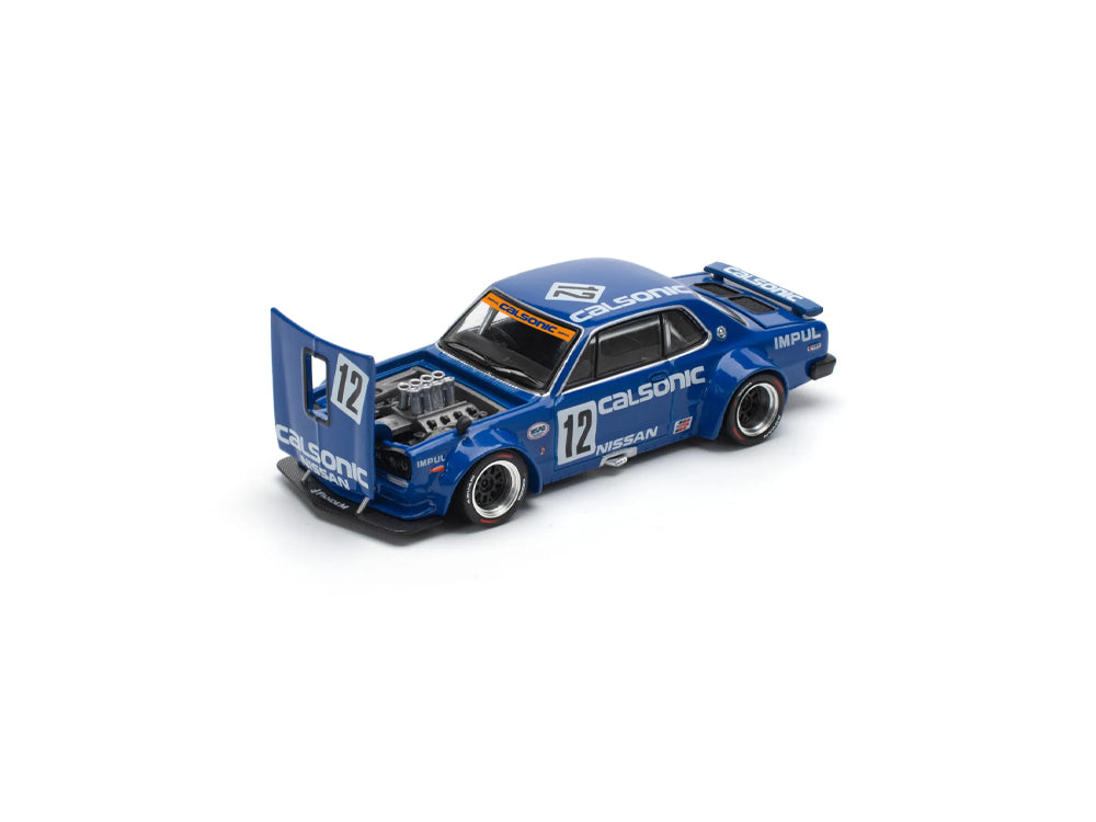 Pop Race 1/64 Nissan Skyline GT-R V8 Drift Hakosuka Calsonic