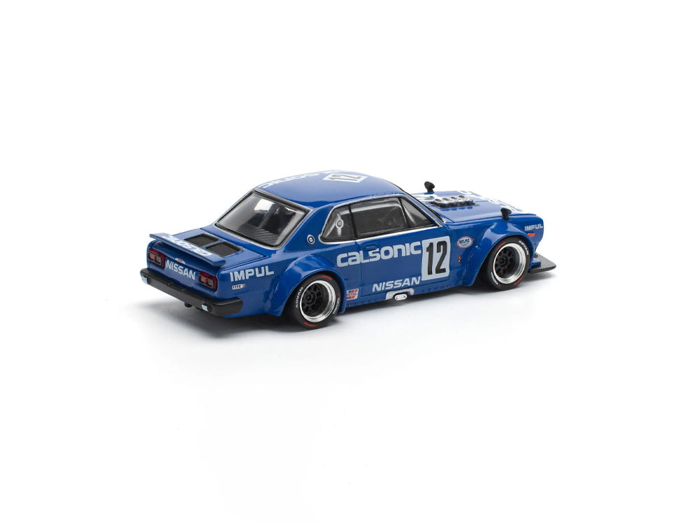 Pop Race 1/64 Nissan Skyline GT-R V8 Drift Hakosuka Calsonic