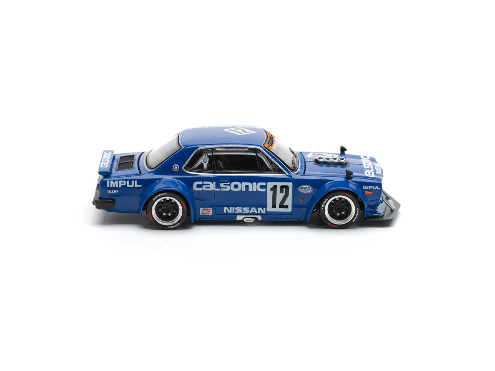 Pop Race 1/64 Nissan Skyline GT-R V8 Drift Hakosuka Calsonic