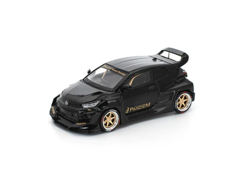 Pop Race 1/64 Pandem GR Yaris Black Manilla Auto Show 2025 Edition