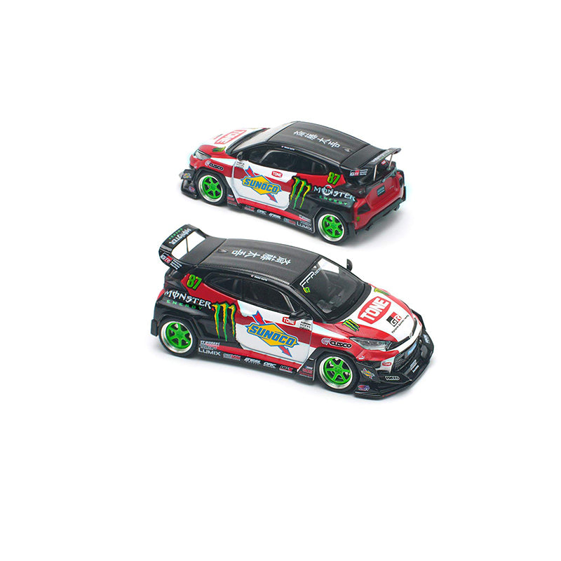 Pop Race 1/64 Pandem Toyota GR Yaris Daigo Saito Edition