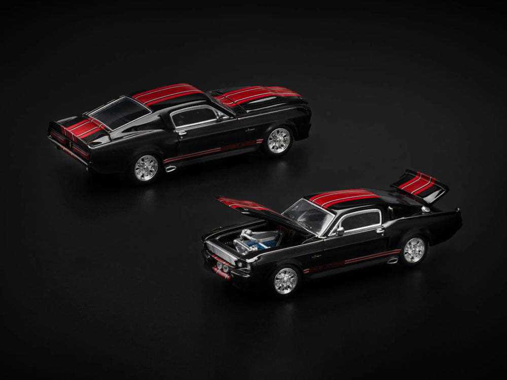 Pop Race 1/64 Shelby Mustang GT500 Dark Chrome