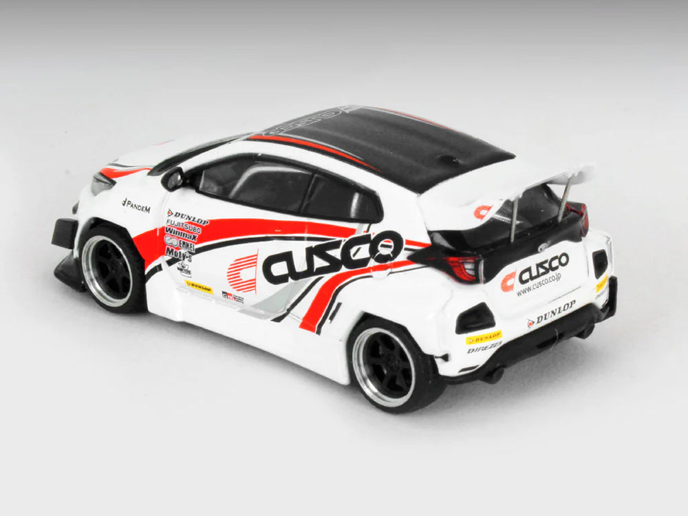Pop Race 1/64 Toyota Pandem GR Yaris Cusco Livery - Diecast Toyz Australia